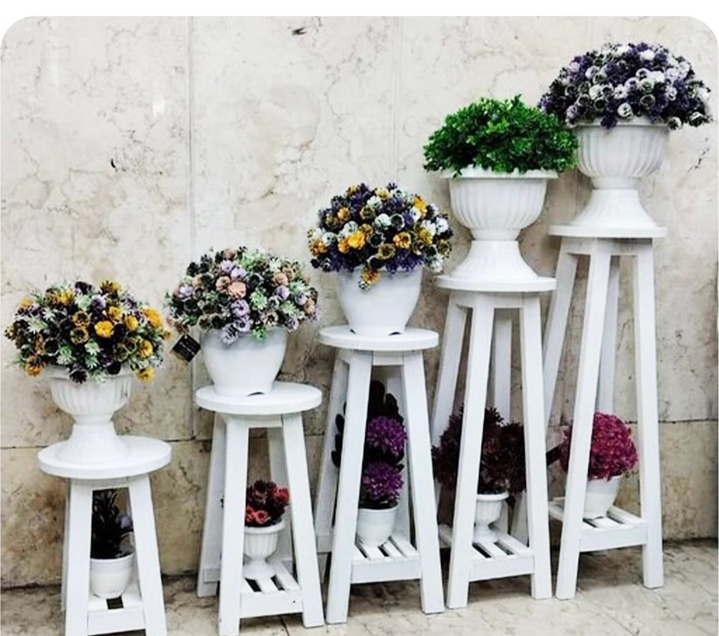 پایه گلدان تک در ۵سایز مختلف